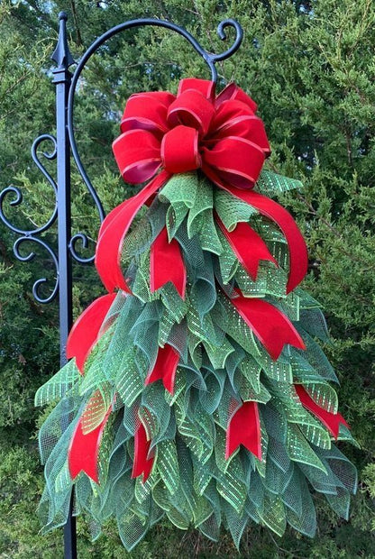 Handmade Christmas Tree Wreath for Front Door