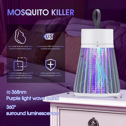 🔥Summer Promotion 59% OFF!!🦟USB/Rechargeable Portable Mosquito & Fly Trap Lamp for Indoor & Outdoor
