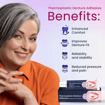 Thermoplastic Denture Adhesive ⏳ Durable Denture Retention