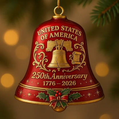 U.S. 250th Anniversary Bell Ornament