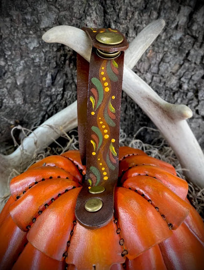 🔥 New Hot Selling 🎃 Pumpkin Leather Foraging Pouch