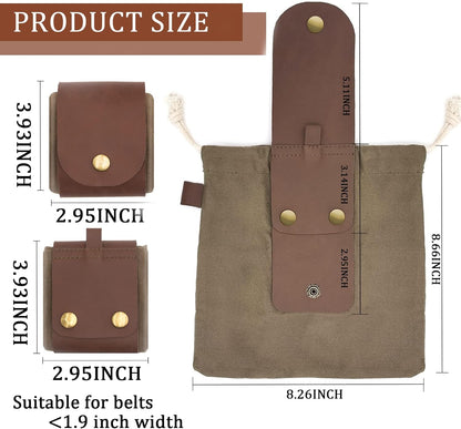 Foldable Canvas Foraging Pouch