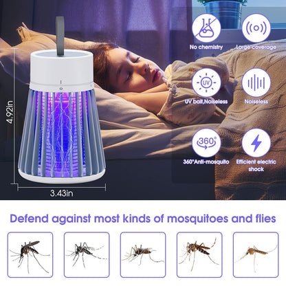 🔥Summer Promotion 59% OFF!!🦟USB/Rechargeable Portable Mosquito & Fly Trap Lamp for Indoor & Outdoor